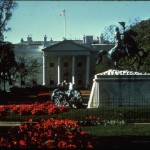 Lafayette Park in the Direction of the White House - Keep Walking to the Lafayette Park Sidewalk facing the White House