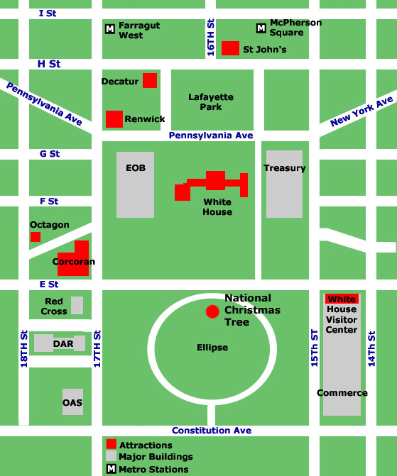 map of dc metro. white-house-map