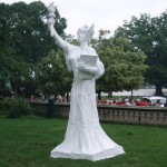 Washnigton DC: Replica of Tiananmen Square "Goddess of Democracy"