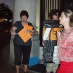 Denise Lee and Faith McDonnell in Public Awareness Event in DC's Georgetown on "The Stoning of Soraya M."