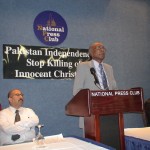 Dr. Nazir Bhatti speaks at Press Conference
