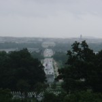 The View "Down The Hill" as the Robert E. Lee Memorial Looks Over the Lincoln Memorial