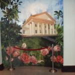 Painting of Robert E. Lee Memorial at Arlington National Cemetery Visitor's Center
