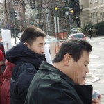 Dr. Sen Nieh Speaks Outside Hong Kong Economic and Cultural Representative Office Calling for Approval of Visa for Shen Yun Performing Arts