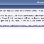 Neo-Nazi Group Promotes Washington DC Area "American Renaissance" Conference - Scheduled for February 20-21