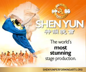 Banner of Shen Yun Performing Arts 2010 World Tour