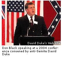 Don Black, Leader of Nazi Stormfront Organization (Photo: ADL)