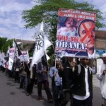 Anti-Democracy, Supremacist Group Hizb ut-Tahrir Leads Protests Against Barack Obama
