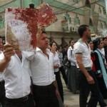 Fragments of a Blood-Stained Notebook After Targeted Bus Bomb Attack on Christians (Photo: AP)