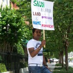 June 29, 2010 - Human Rights Activist Demonstrating Outside Blair House