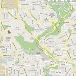 Washington DC: Street Map Showing Area Around 2209 Wisconsin Avenue, N.W.