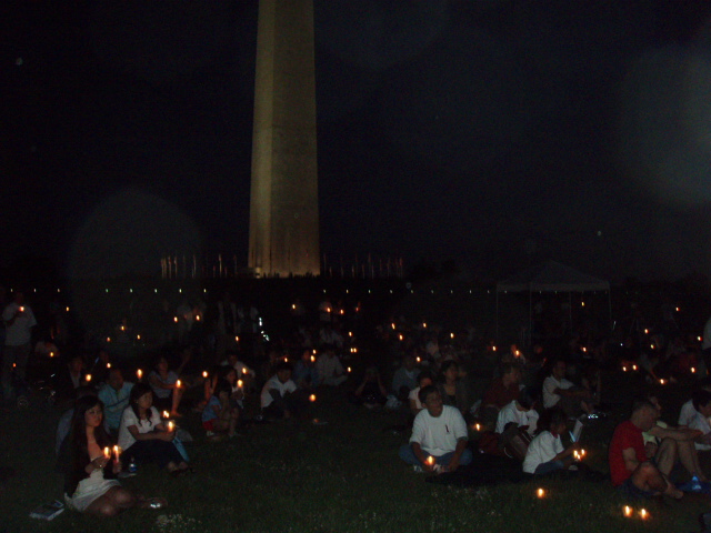 May 30, 2009 Candlelight Vigil for Tiananmen Square Martyrs - DC 