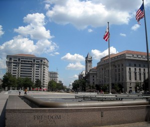 Freedom Plaza - Washington DC - 14th and Pennsylvania Avenue NW - Site of April 11 Rally for Chinese Freedom