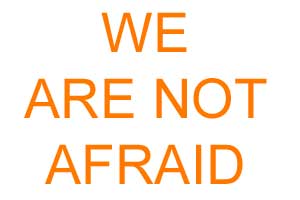 we-are-not-afraid