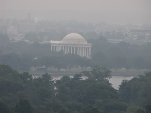 on top of the hill overlooking our nation's capital