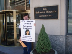 Urging Columbus Dispatch to Address Religious Freedom Issues in the News!