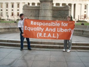 Responsible for Equality And Liberty (R.E.A.L.) Supporters at Ohio Statehouse - Columbus, OH