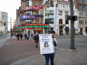 R.E.A.L.'s Jeffrey Imm in Columbus, OH - Public Awareness on Religious Freedom and Rifqa Bary Case