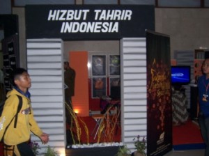 Extremist Hizb ut-Tahrir Indonesia (HTI) Booth at Indonesian Government-Sponsored Event