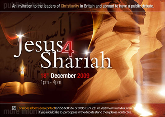 Extremist Islam4UK Group's December 18 Campaign - Slide 1