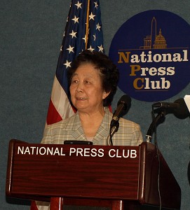 Lisa Tao Speaks at National Press Club on the Human Rights Abuses by Communist China Against Falun Gong (Falun Dafa)