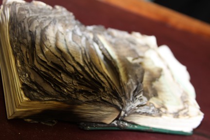 "Actual photo of the Holy Quran that was found outside IECOC" (IECOC Web Site)