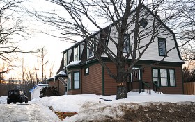 Maine House of White Supremacist James Cummings where he plotted creation of Dirty Bomb (Photo: Bangor Daily News / Photo by Kevin Bennett)
