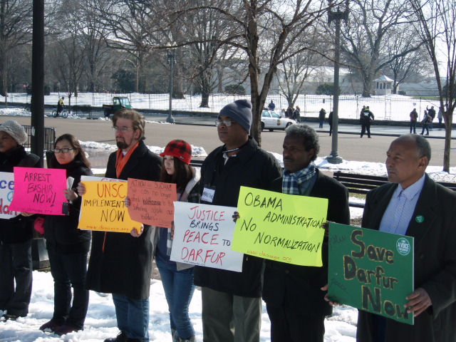 Sudan and Human Rights Activists Rally in Washington DC - February 3, 2010 