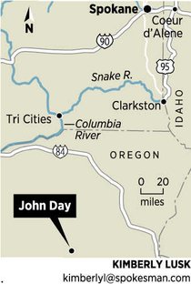 John Day Area (Graphic: Spokesman-Review)