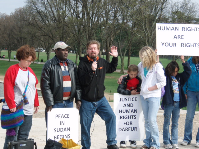 March 28, 2010 - Group Prayer for Peace and Human Rights at Lincoln Memorial
