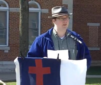 White Nationalist Matt Parrott Speaks in Martinsville, Indiana