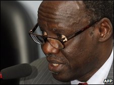 Lam Akol, head of SPLM-Democratic Change (Photo: BBC/AFP)