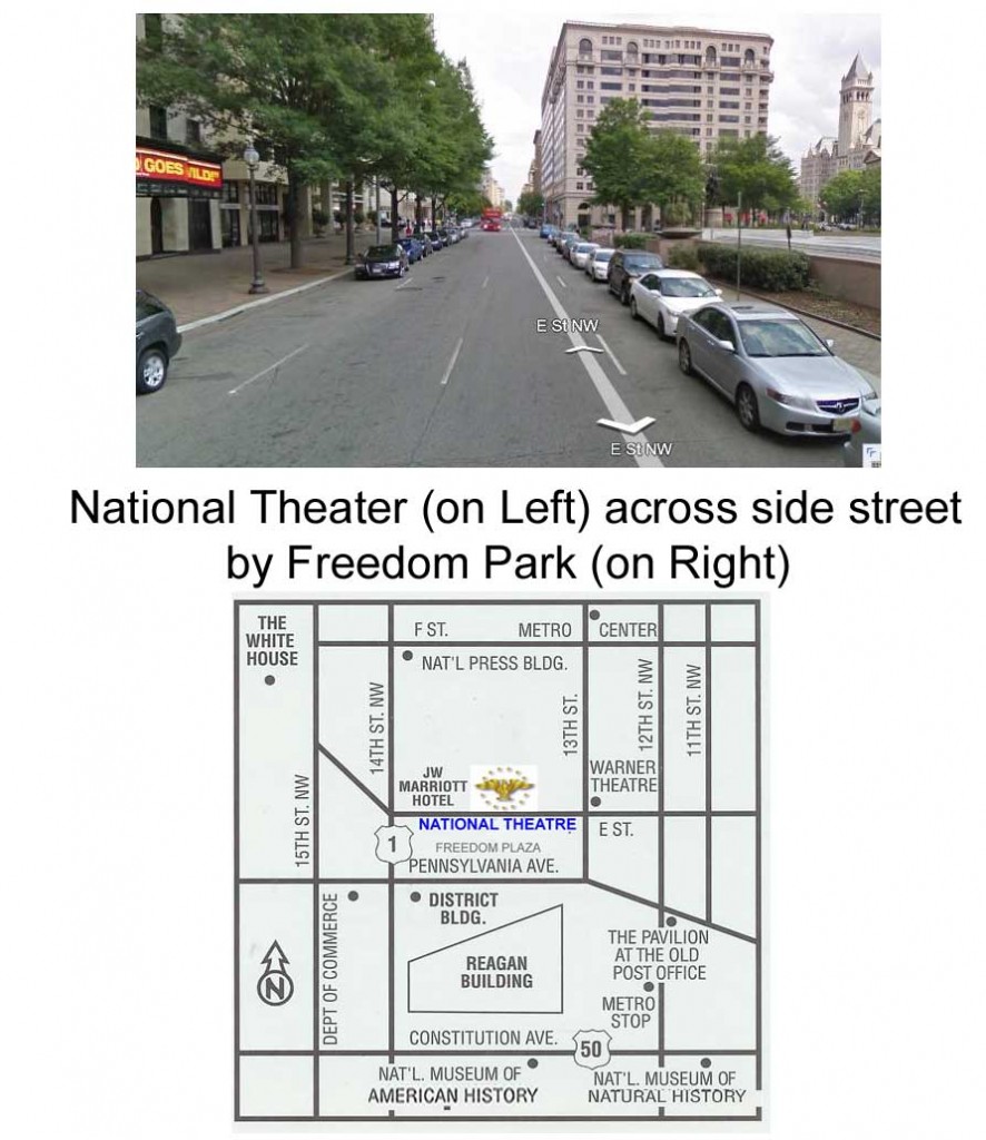 Showing Proximity of Freedom Park and National Theater