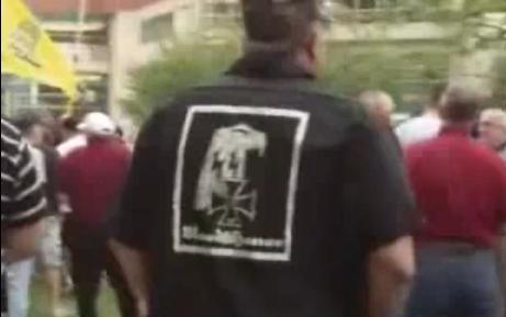St. Louis: Self-Proclaimed "Racist" Avoiding Videographer at "Tea Party" Event (Photo: YouTube)