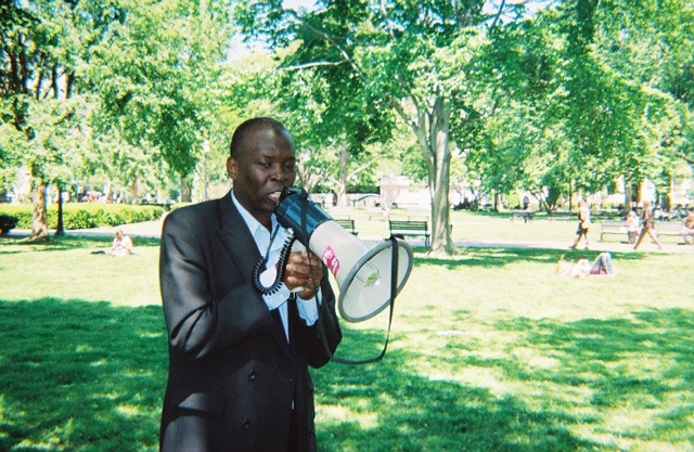 Voices for Sudan Jimmy Mulla Organizes White House Protest