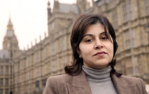 Minister of Parliament Sayeeda Warsi (Photograph: Rex Features)