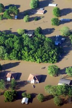 Scene from Tennessee Flooding and Destruction (Photo: Reuters)