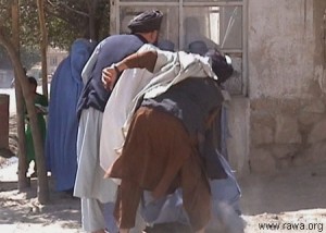 Afghanistan Taliban "Police" Beat Women in Public - in Kabul - in 2001 - We Must Never Let Afghanistan Return to This