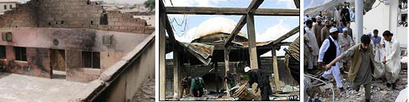 Nigeria Churched Arson, Nigeria Mosque Arson (AP), Somalia Mosque Bombing (AP)