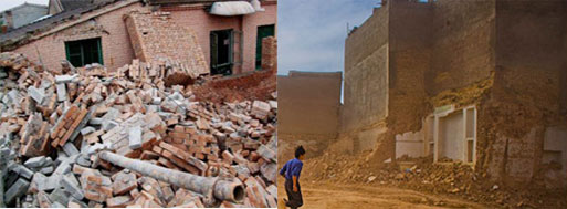 Communist China: Husan Church Destroyed (ChinaAid), Uighur Mosque and Kashgar Area Demolition (NYT)