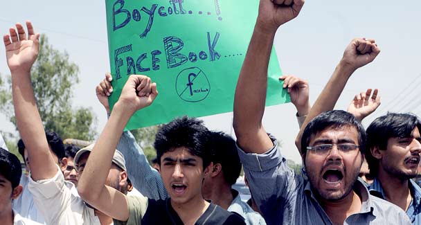 Pakistan Facebook Protest (Photo: Dawn)