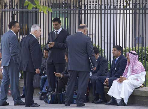 Saudi Mission Outside the White House Gates