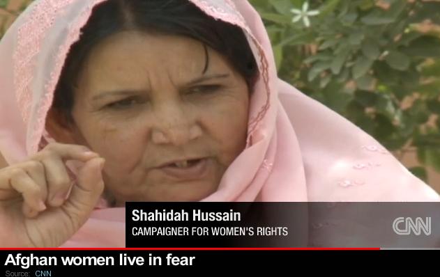 women's rights campaigner Shahidah Hussain threatened with death (Photo: CNN Clip)