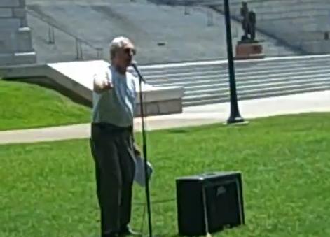 South Carolina: Pro-Confederate Speaker Attacks NAACP as "National Association for Retarded People" to Crowd Laughter (Photo: YouTube)