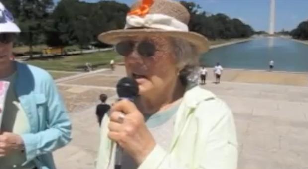 United4Equality at Lincoln Memorial Speaking Out for Women's Right: Maureen Gehrin 