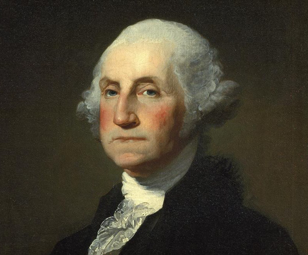 United States President George Washington - 1789 - 1797