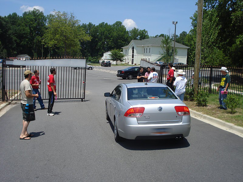 Christian "Operation Save America" Group Protests Outside Charlotte, NC Mosque Gates (Photo: OSA Website)