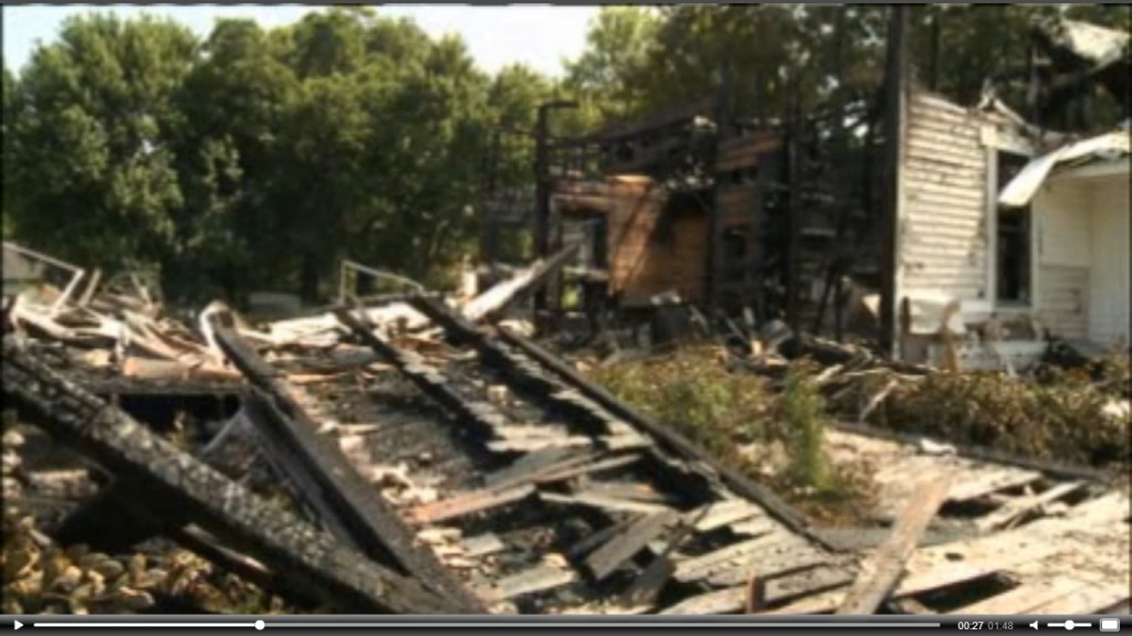 June 23, 2015 - Fruitland  Church Burned Down 