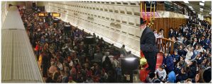 Can We Accept the Loss of Trust in Our Authorities Regarding Terrorist Threats to the Public? (Left - Washington DC Metro Stop; Right - Crowded Jewish Synagogue)