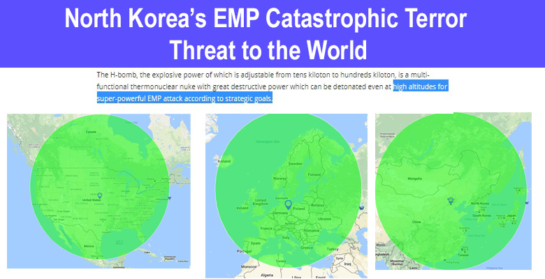 North Korea’s EMP Catastrophic Terror Threat Against the World